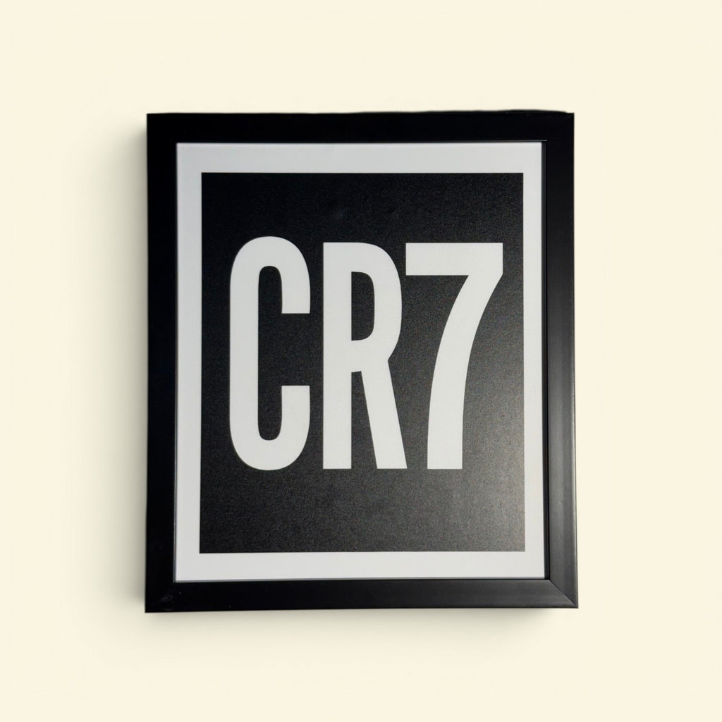 Cristiano Ronaldo (CR7) 9-Piece Wall Frame Collection | Premium Football Wall Art & Room Decor for Fans